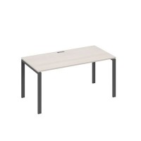 А4 А1 025 ДШ (Дуб шамони/Антрацит) Стол письменный на металлокаркасе UNO