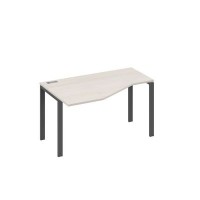 А4 А1 053 ДШ (Дуб шамони/Антрацит) Стол эргономичный левый "Техно" на металлокаркасе UNO