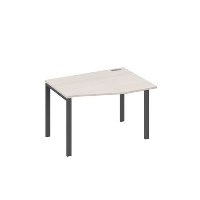 А4 А1 062 ДШ (Дуб шамони/Антрацит) Стол эргономичный правый "Техно" на металлокаркасе UNO