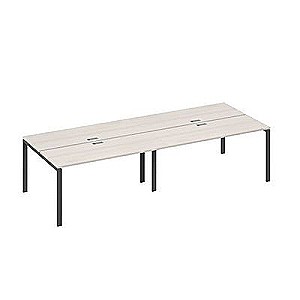 А4 А1 172-2 ДШ (Дуб шамони/Антрацит) Станция 4х160 рабочая с металлокаркасом UNO