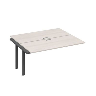 А4 А1 175-1 ДШ (Дуб шамони/Антрацит) Секция станции на металлокаркасе UNO 2х160