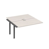 А4 А1 177-1 ДШ (Дуб шамони/Антрацит) Секция станции на металлокаркасе UNO 2х140