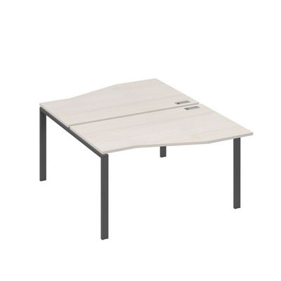 А4 А1 190 ДШ (Дуб шамони/Антрацит) Рабочая станция каркас UNO столы 2х140 Техно