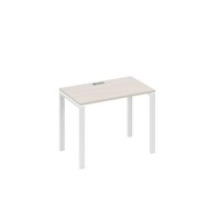 А4 Б1 002 ДШ (Дуб шамони/Белый) Стол письменный на металлокаркасе UNO