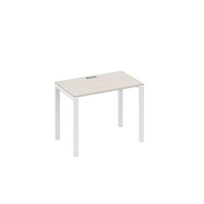 А4 Б1 002 ДШ (Дуб шамони/Белый) Стол письменный на металлокаркасе UNO
