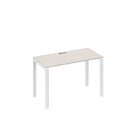 А4 Б1 003 ДШ (Дуб шамони/Белый) Стол письменный на металлокаркасе UNO