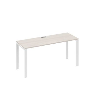 А4 Б1 005 ДШ (Дуб шамони/Белый) Стол письменный на металлокаркасе UNO