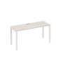 А4 Б1 005 ДШ (Дуб шамони/Белый) Стол письменный на металлокаркасе UNO
