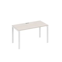 А4 Б1 014 ДШ (Дуб шамони/Белый) Стол письменный на металлокаркасе UNO