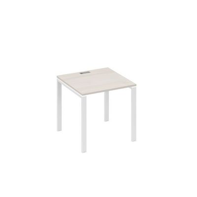 А4 Б1 021 ДШ (Дуб шамони/Белый) Стол письменный на металлокаркасе UNO