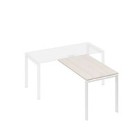 А4 Б1 074 ДШ (Дуб шамони/Белый) Брифинг-приставка с каркасом UNO