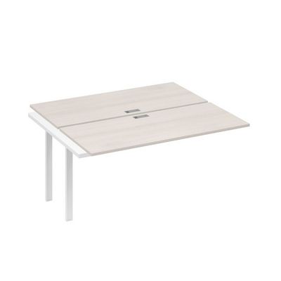 А4 Б1 175-1 ДШ (Дуб шамони/Белый) Секция станции на металлокаркасе UNO 2х160