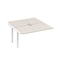 А4 Б1 177-1 ДШ (Дуб шамони/Белый) Секция станции на металлокаркасе UNO 2х140