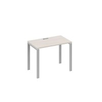 А4 С1 002 ДШ (Дуб шамони/Серый) Стол письменный на металлокаркасе UNO