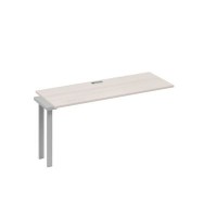 А4 С1 005-1 ДШ (Дуб шамони/Серый) Секция стола 160 рабочей станции на каркасе UNO