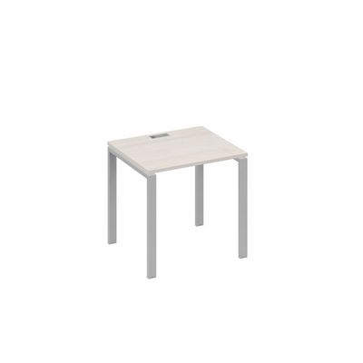 А4 С1 011 ДШ (Дуб шамони/Серый) Стол письменный на металлокаркасе UNO