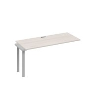 А4 С1 015-1 ДШ (Дуб шамони/Серый) Секция стола 160 рабочей станции на каркасе UNO