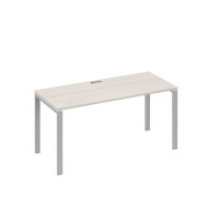 А4 С1 015 ДШ (Дуб шамони/Серый) Стол письменный на металлокаркасе UNO