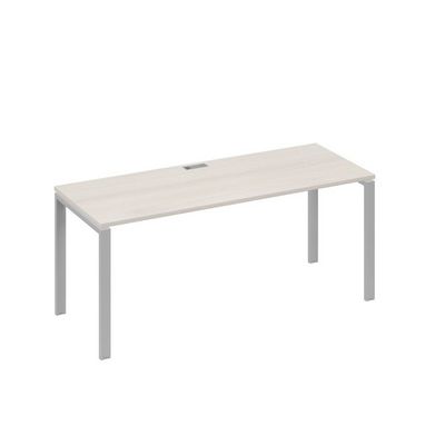 А4 С1 016 ДШ (Дуб шамони/Серый) Стол письменный на металлокаркасе UNO