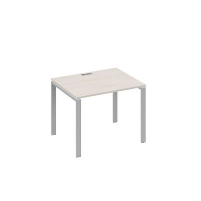 А4 С1 022 ДШ (Дуб шамони/Серый) Стол письменный на металлокаркасе UNO