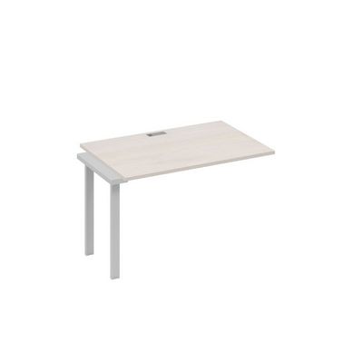 А4 С1 023-1 ДШ (Дуб шамони/Серый) Секция стола 120 рабочей станции на каркасе UNO