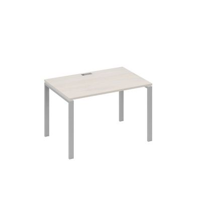 А4 С1 023 ДШ (Дуб шамони/Серый) Стол письменный на металлокаркасе UNO