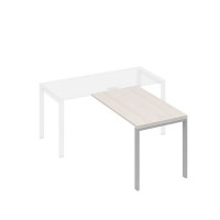 А4 С1 074 ДШ (Дуб шамони/Серый) Брифинг-приставка с каркасом UNO