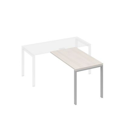 А4 С1 074 ДШ (Дуб шамони/Серый) Брифинг-приставка с каркасом UNO