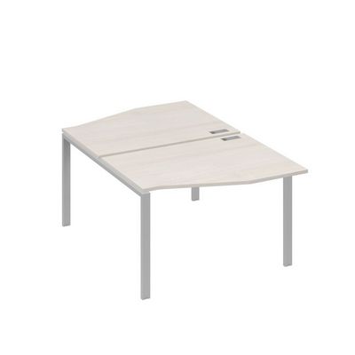 А4 С1 189 ДШ (Дуб шамони/Серый) Рабочая станция каркас UNO столы 2х120 Техно