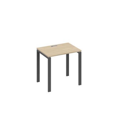 А4 А1 001 ДК (Дуб скандинавский/Антрацит) Стол письменный на металлокаркасе UNO