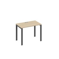 А4 А1 002 ДК (Дуб скандинавский/Антрацит) Стол письменный на металлокаркасе UNO