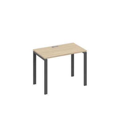 А4 А1 002 ДК (Дуб скандинавский/Антрацит) Стол письменный на металлокаркасе UNO