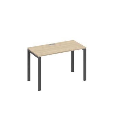 А4 А1 003 ДК (Дуб скандинавский/Антрацит) Стол письменный на металлокаркасе UNO