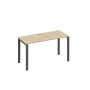 А4 А1 004 ДК (Дуб скандинавский/Антрацит) Стол письменный на металлокаркасе UNO