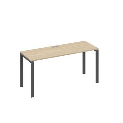 А4 А1 005 ДК (Дуб скандинавский/Антрацит) Стол письменный на металлокаркасе UNO