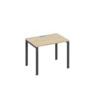 А4 А1 012 ДК (Дуб скандинавский/Антрацит) Стол письменный на металлокаркасе UNO