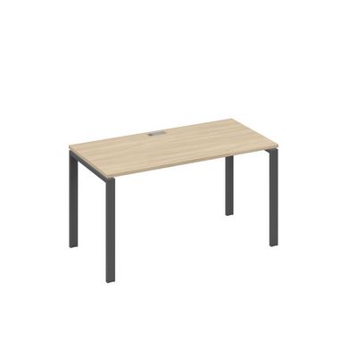 А4 А1 014 ДК (Дуб скандинавский/Антрацит) Стол письменный на металлокаркасе UNO