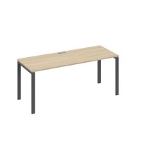 А4 А1 016 ДК (Дуб скандинавский/Антрацит) Стол письменный на металлокаркасе UNO