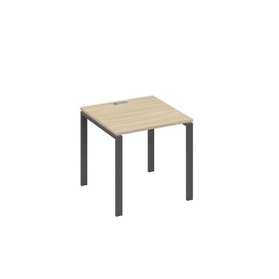 А4 А1 021 ДК (Дуб скандинавский/Антрацит) Стол письменный на металлокаркасе UNO