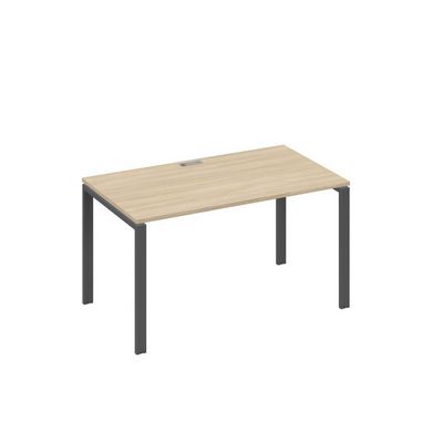 А4 А1 024 ДК (Дуб скандинавский/Антрацит) Стол письменный на металлокаркасе UNO