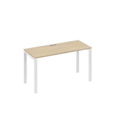 А4 Б1 004 ДК (Дуб скандинавский/Белый) Стол письменный на металлокаркасе UNO