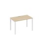 А4 Б1 013 ДК (Дуб скандинавский/Белый) Стол письменный на металлокаркасе UNO
