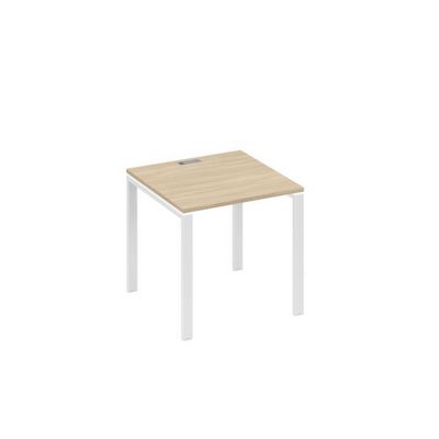 А4 Б1 021 ДК (Дуб скандинавский/Белый) Стол письменный на металлокаркасе UNO
