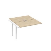 А4 Б1 173-1 ДК (Дуб скандинавский/Белый) Секция станции на металлокаркасе UNO 2х120