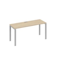 А4 С1 005 ДК (Дуб скандинавский/Серый) Стол письменный на металлокаркасе UNO