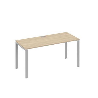 А4 С1 015 ДК (Дуб скандинавский/Серый) Стол письменный на металлокаркасе UNO