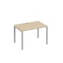 А4 С1 023 ДК (Дуб скандинавский/Серый) Стол письменный на металлокаркасе UNO