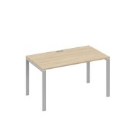 А4 С1 024 ДК (Дуб скандинавский/Серый) Стол письменный на металлокаркасе UNO