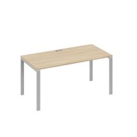 А4 С1 025 ДК (Дуб скандинавский/Серый) Стол письменный на металлокаркасе UNO