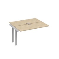 А4 С1 171-1 ДК (Дуб скандинавский/Серый) Секция станции на металлокаркасе UNO 2х140